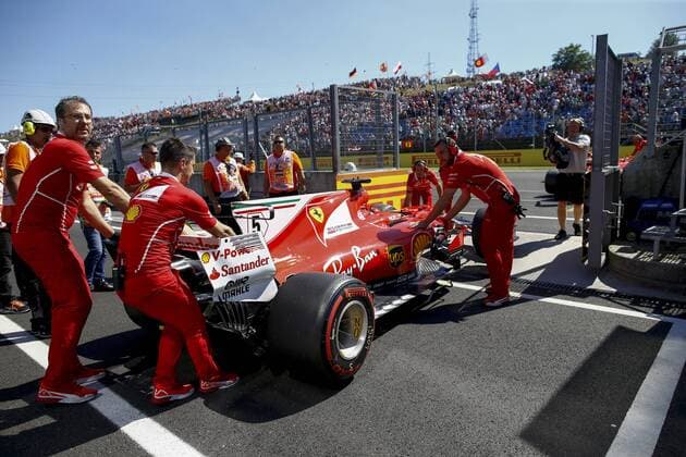 Motorsports: FIA Formula One World Championship WM Weltmeisterschaft 2017, Grand Prix of Hungary, 5 Sebastian Vettel (GER, Scuderia Ferrari), Budapest Hungary xHOCHxZWEIx