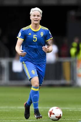 Fußball, Frauen EM, Niederlande - Schweden 170729 Sveriges Nilla Fischer i kvartsfinalen mellan Holland och Sverige under dag 14 av fotbolls-EM den 29 juli 2017 i Doetinchem.  Copyright: CARLxSANDIN BB170729CS047