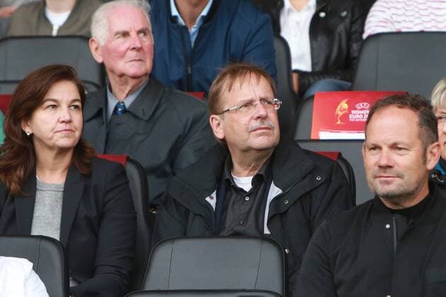 30.07.2017, xkvx, Fussball Frauen EM, Deutschland - Daenemark, emspor, v.l. DFB Vizepraesident Dr. Rainer Koch Rotterdam