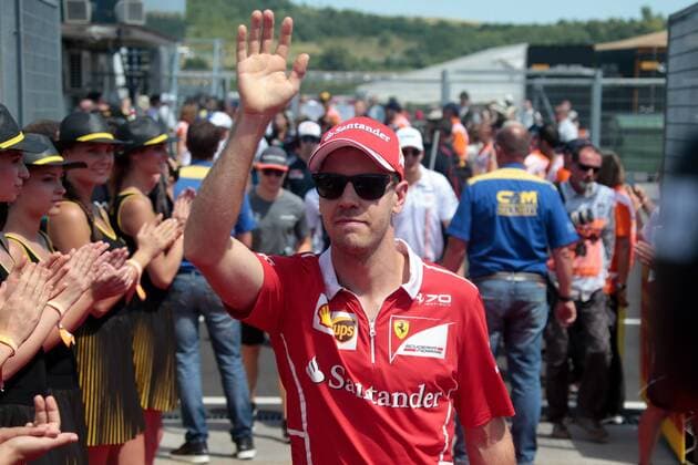 FORMULA 1 - Hungarian GP BUDAPEST,HUNGARY,30.JUL.17 - MOTORSPORTS, FORMULA 1 - Grand Prix of Hungary, Hungaroring. Image shows Sebastian Vettel (GER Ferrari). GEPAxpictures xFritzxMueller