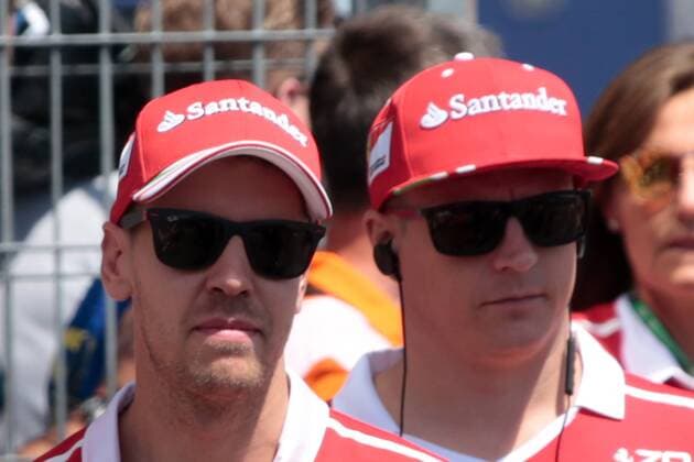 FORMULA 1 - Hungarian GP BUDAPEST,HUNGARY,30.JUL.17 - MOTORSPORTS, FORMULA 1 - Grand Prix of Hungary, Hungaroring. Image shows Sebastian Vettel (GER Ferrari) and Kimi Raikkoenen (FIN Ferrari). GEPAxpictures xFritzxMueller