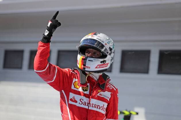 Hungarian Grand Prix, Hungaroring 27 - 30 July 2017 30.07.2017 - Race, Sebastian Vettel (GER) Scuderia Ferrari SF70H race winner 