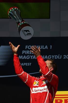 Hungarian Grand Prix, Hungaroring 27 - 30 July 2017 30.07.2017 - Race, Sebastian Vettel (GER) Scuderia Ferrari SF70H race winner 