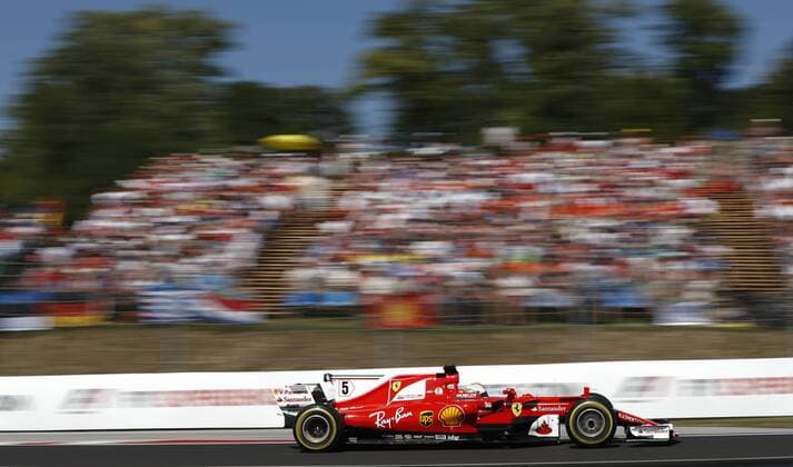 Motorsports: FIA Formula One World Championship WM Weltmeisterschaft 2017, Grand Prix of Hungary, 5 Sebastian Vettel (GER, Scuderia Ferrari), Budapest Hungary xHOCHxZWEIx