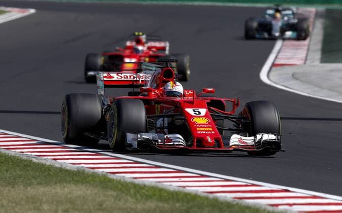 Bilder des Tages - SPORT Motorsports: FIA Formula One World Championship WM Weltmeisterschaft 2017, Grand Prix of Hungary, 5 Sebastian Vettel (GER, Scuderia Ferrari), Budapest Hungary xHOCHxZWEIx