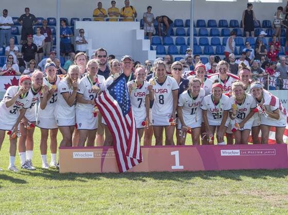 The World Games in Wroclaw The World Games, an international multi event is hold on July 20 in Wroclaw, Poland. In the picture: Lacrosse Team USA  EN_01269647_0533