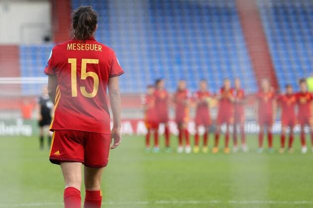 Silvia Meseguer of Spain misses penalty during the UEFA WEURO 2017 quarter finale match between Austria and Spain at Koning Willem II stadium on July 30, 2017 in Tilburg, The Netherlands Women: Austria vs Spain UEFA WEURO 2017 2017 2018 xVIxVIxImagesx xTomxBodexMultimediaxIVx 8354737