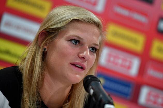 SOCCER - UEFA EURO EM Europameisterschaft Fussball 2017 WAGENINGEN,NETHERLANDS,31.JUL.17 - WOMEN SOCCER - UEFA Women s European Championship EM Europameisterschaft 2017, quarterfinal, Austria vs Spain, press conference PK Pressekonferenz Image shows Carina Wenninger (AUT). GEPAxpictures xFlorianxErtl