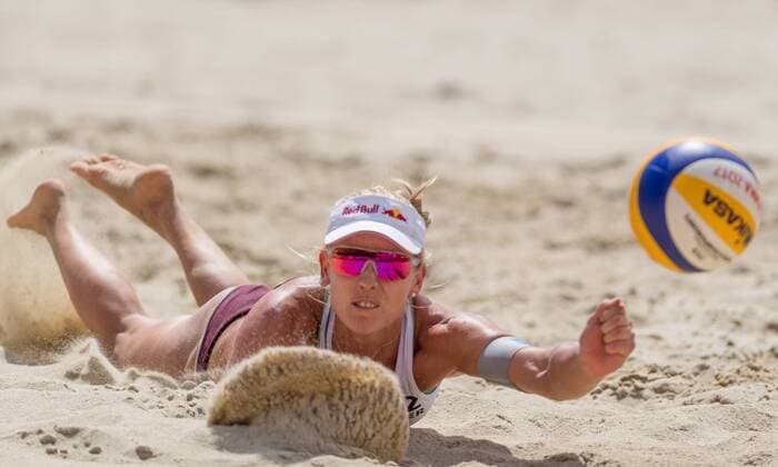 FIVB Beach volleyball Beachvolleyball World Championships Vienna 2017 am 31.07.2017 Karla BORGER (GER); FIVB Beach Volleyball World Championships Vienna 2017 am 31.07.2017, Donauinsel Wien (Oesterreich). xPWx