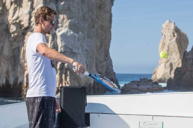 July 31, 2017 - EUM20170831DEP20.JPG.LOS CABOS, Bcs TenisTenis-Cabos.- En el tenis hay que reinventarse todo el tiempo para mantenerse entre la elite comento el tenista checho Thomas Berdych en entrevista, 31 de julio de 2017. Foto: Agencia EL UNIVERSALGerman EspinosaMAVC Latin News: July 31, 2017  - ZUMAu78_ 20170731_zaf_u78_076 Copyright: xElxUniversalx