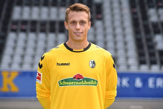 Alexander Schwolow (Torwart SC Freiburg), am 01.08.2017. Freiburg Copyright: xLaegler Eibner-Pressefotox EP_SLR