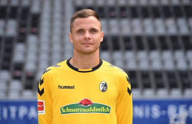 Rafat Gikiewicz (Torwart SC Freiburg), am 01.08.2017. Freiburg Copyright: xLaegler Eibner-Pressefotox EP_SLR