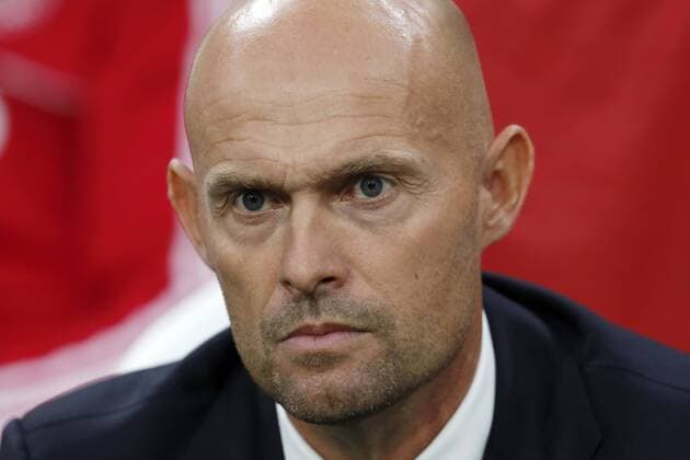 coach Marcel Keizer of Ajax during the UEFA Champions League third round qualifying first leg match between Ajax Amsterdam and OGC Nice at the Amsterdam Arena on August 02, 2017 in Amsterdam, The Netherlands Ajax v OGC Nice UEFA Champions League 2017 2018 xVIxVIxImagesx xMauricexvanxSteenxIVx 8374539