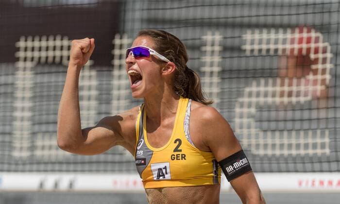 FIVB Beach volleyball Beachvolleyball World Championships Vienna 2017 am 03.08.2017 Chantal LABOUREUR (GER); FIVB Beach Volleyball World Championships Vienna 2017 am 03.08.2017, Donauinsel Wien (Oesterreich). xPWx