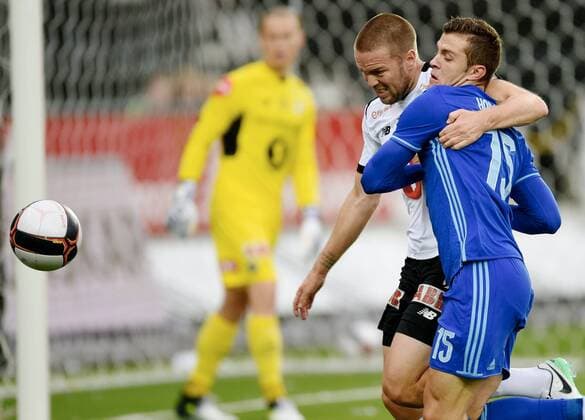 Fotball , 3. august 2017 , Europa League , Qual. Odd - Dinamo Zagreb 0-0 Espen Ruud , Odd Junior Fernandes , DZ Armin Hodzic , DZ 