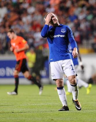 2017.08.03 Ruzomberok Stadion pod Cebratom Pilka nozna UEFA Liga Europy trzecia runda kwalifikacyjna Sezon 2017 2018 MFK Ruzomberok - Everton F.C N z Wayne Rooney Foto Rafal Rusek PressFocus NEWSPIX.PL 2017.08.03 Ruzomberok Stadion pod Cebratom Football UEFA Europa League Third qualifying round, Season 2017 2018 MFK Ruzomberok - Everton F.C Wayne Rooney Credit: Rafal Rusek PressFocus --- Newspix.pl  20170803PF_RR027