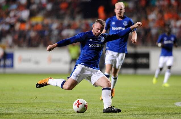 2017.08.03 Ruzomberok Stadion pod Cebratom Pilka nozna UEFA Liga Europy trzecia runda kwalifikacyjna Sezon 2017 2018 MFK Ruzomberok - Everton F.C N z Wayne Rooney Foto Rafal Rusek PressFocus NEWSPIX.PL 2017.08.03 Ruzomberok Stadion pod Cebratom Football UEFA Europa League Third qualifying round, Season 2017 2018 MFK Ruzomberok - Everton F.C Wayne Rooney Credit: Rafal Rusek PressFocus --- Newspix.pl  20170803PF_RR035