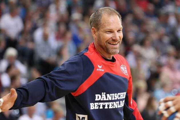 Flensburg, 04.08.17 Handball, Testspiel, Jacob Cement Cup, Saison 2017 2018, SG Flensburg Handewitt - Skjern Handbold : Mattias Andersson (SG Flensburg-Handewitt, 01)