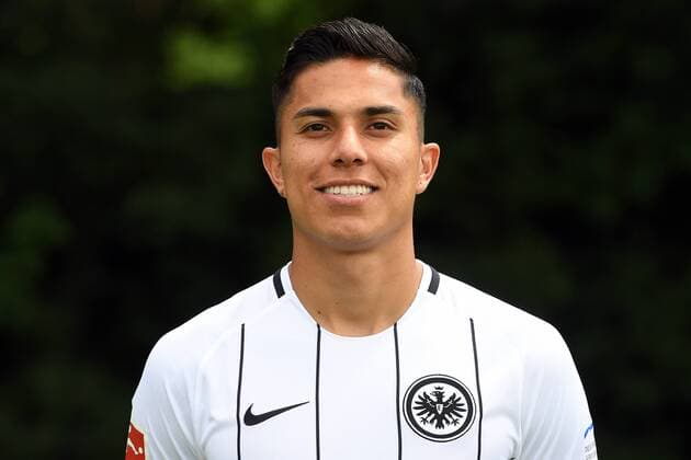 04.08.2017, xjhx, Fussball 1.Bundesliga, Eintracht Frankfurt Fototermin, Fußball, GER 1.BL Porträttermin 2017 2018, emonline, Carlos Salcedo (Eintracht Frankfurt) Frankfurt am Main