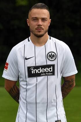 04.08.2017, xjhx, Fussball 1.Bundesliga, Eintracht Frankfurt Fototermin, Fußball, GER 1.BL Porträttermin 2017 2018, emonline, Yanni Regaesel (Eintracht Frankfurt) Frankfurt am Main