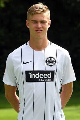 04.08.2017, xjhx, Fussball 1.Bundesliga, Eintracht Frankfurt Fototermin, Fußball, GER 1.BL Porträttermin 2017 2018, emonline, Noel Knothe (Eintracht Frankfurt) Frankfurt am Main