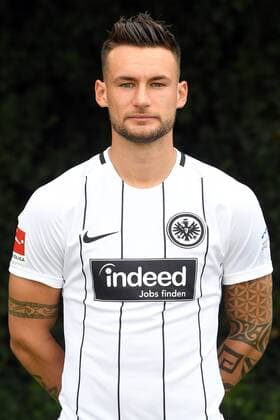 04.08.2017, xjhx, Fussball 1.Bundesliga, Eintracht Frankfurt Fototermin, Fußball, GER 1.BL Porträttermin 2017 2018, emonline, Danny Blum (Eintracht Frankfurt) Frankfurt am Main