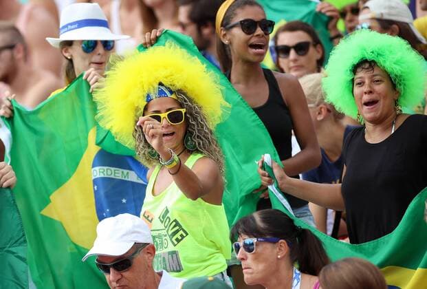 Beach volleyball Beachvolleyball - FIVB World Championships 2017 VIENNA,AUSTRIA,05.AUG.17 - BEACH VOLLEYBALL - FIVB World Championships. Image shows fans. GEPAxpictures xChristianxWalgram