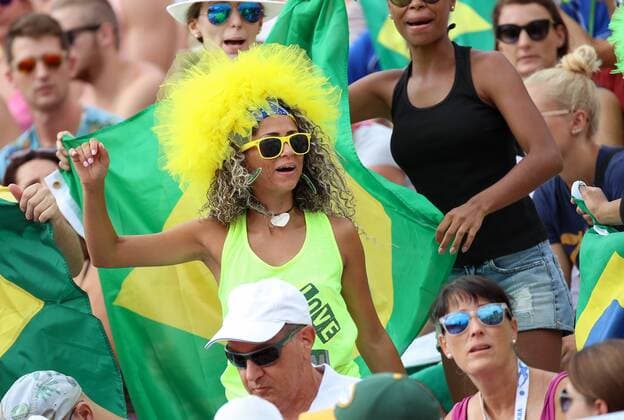 Beach volleyball Beachvolleyball - FIVB World Championships 2017 VIENNA,AUSTRIA,05.AUG.17 - BEACH VOLLEYBALL - FIVB World Championships. Image shows fans. GEPAxpictures xChristianxWalgram