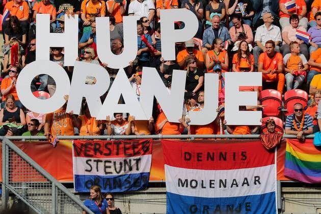 Hup Oranje, Fans, Publikum, Zuschauer, Stimmung, Atmosphäre, Stadion, Fussball, UEFA Women s EURO 2017, Finale, Niederlande - Dänemark, xozx