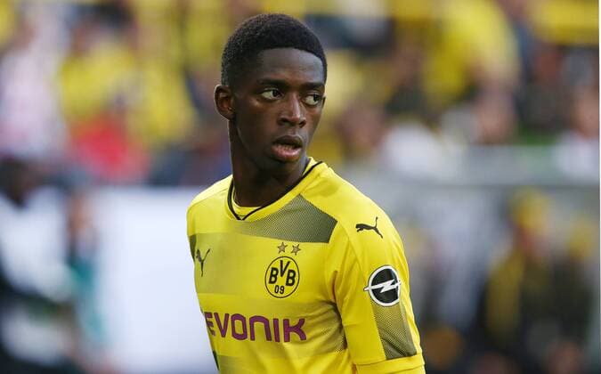 Ousmane Dembele Aktion Oberkoerper Oberkörper Fußball Fussball Supercup DFL Bundesliga Herren Saison 2017 2018 05.08.2017 BVB Borussia Dortmund vs. FC Bayern München FCB