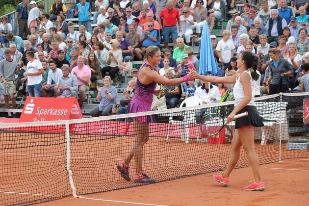Anna Zaja ( GER ) Nicoleta-Catalina Dascalu ( ROU ), 20. boso Ladies Open Hechingen, Damen Tennis, GER, 09.08.2017, Hechingen Copyright: xLangerx xEibner-Pressefotox EP_HLR
