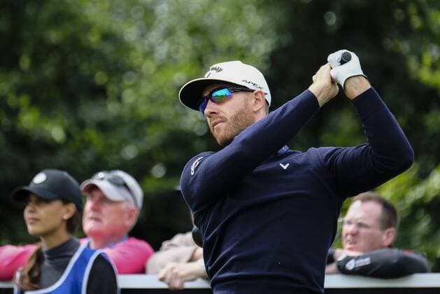 August 10th 2017, Galgorm Castle Golf Club, Galgorm, Northern Ireland; Northern Ireland Open, 1st Round; Estanislao Goya (ARG) on the 1st tee xNigelxCookex  ActionPlus11914078
