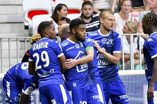 Fußball, OGC Nizza - ES Troyes AC Joie Troyes FOOTBALL : OGC Nice vs Troyes - Ligue 1 - Nice - 11 08 2017 NorbertScanella Panoramic 