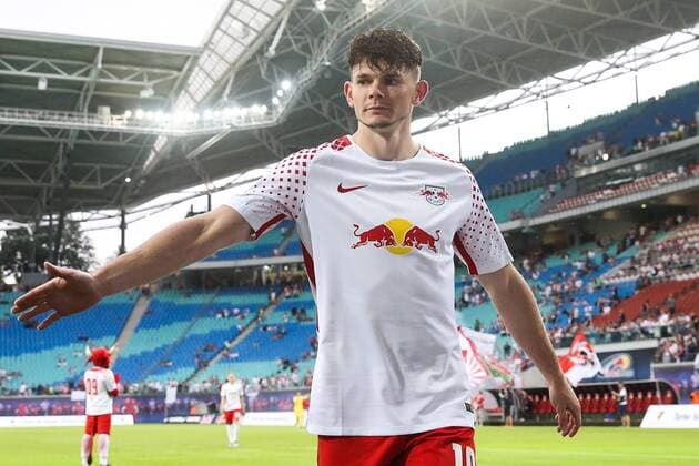 Oliver Burke (RB Leipzig) - Testspiel Saison 2017-2018 RasenBallsport Leipzig vs. Stoke City in der Red Bull Arena in Leipzig - Deutschland, Fußball, Mann, Männer,05.08.2017