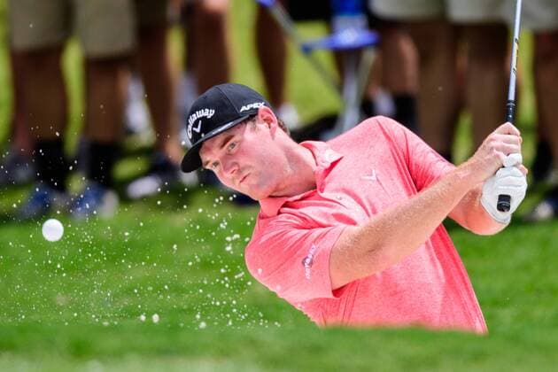 Golfer Grayson Murray during the PGA Golf Herren Championship on Saturday August 12, 2017 at Quail Hollow in Charlotte, NC. CSM PGA 2017: PGA Championship AUG 12 - ZUMAc04_ 20170812_zaf_c04_012 Copyright: xJacobxKupfermanx
