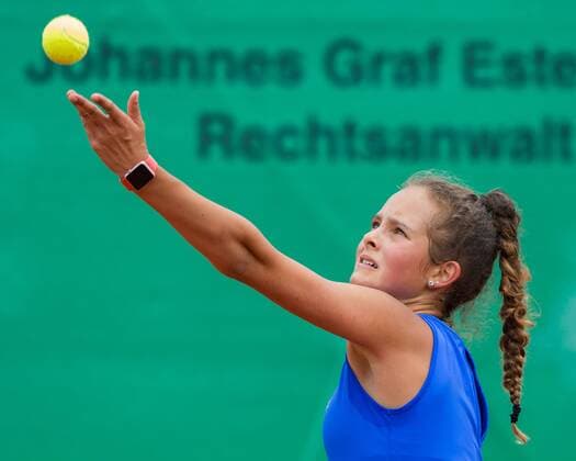 ALINA GRANWEHR (SUI), Tennis Europe-Bavarian Junior Open, GS14 Tennis - Bavarian Junior Open 2017 - Tennis Europe Junior Tour - SC Eching - Eching - Bayern - Germany - 12 August 2017. Â Copyright: xJuergenxHasenkopfx