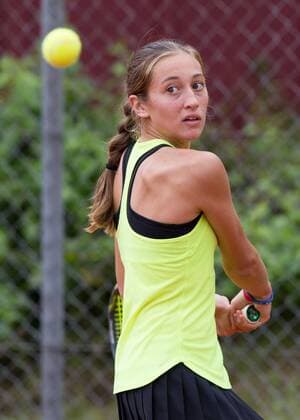 LUCIJA CIRIC BAGARIC (CRO), Tennis Europe-Bavarian Junior Open, GS14 Tennis - Bavarian Junior Open 2017 - Tennis Europe Junior Tour - SC Eching - Eching - Bayern - Germany - 12 August 2017. Â Copyright: xJuergenxHasenkopfx