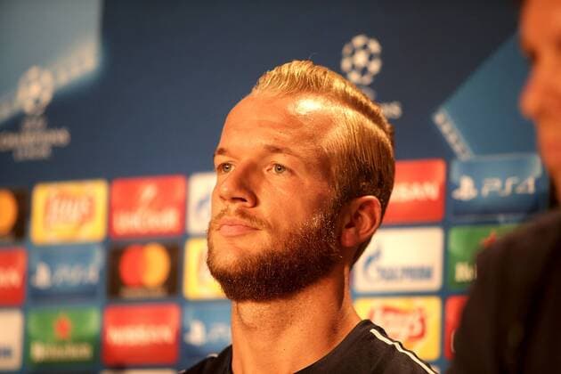 GER, UEFA CL, Qualifikation, TSG 1899 Hoffenheim (GER) vs FC Liverpool (GB) 27.06.2017, Trainingszentrum, Zuzenhausen, GER, UEFA CL, Qualifikation, TSG 1899 Hoffenheim (GER) vs FC Liverpool (GB) , im Bild Pressekonferenz: Pressesprecher Hoöger Kliem (Hoffenheim), Kevin Vogt (Hoffenheim), Trainer Julian Nagelsmann (Hoffenheim) nordphotoxBratic nph00250