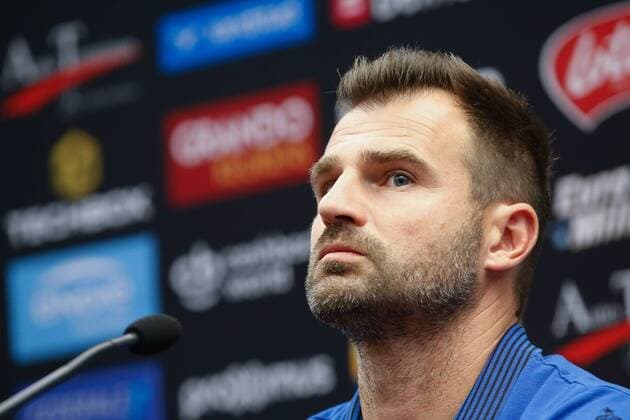 Club Brugge s head coach Ivan Leko pictured during a press conference PK Pressekonferenz of Belgian soccer team Club Brugge KSV, Wednesday 16 August 2017 in Brugge. The team is preparing for tomorrow s game against Greek club AEK Athens F.C., the first leg of the first playoff round for the UEFA Europa League competition. BRUNOxFAHY  x05148740x