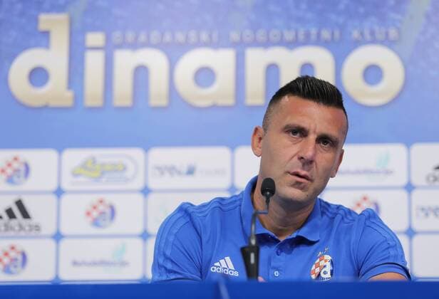 Dinamo Zagreb s press conference PK Pressekonferenz 16.08.2017., Zagreb, Croatia - Dinamo Zagreb s coach Mario Cvitanovic during a press conference day before UEFA Europa League s play-off round against Skenderbeu.  TomislavxMiletic PIXSELL