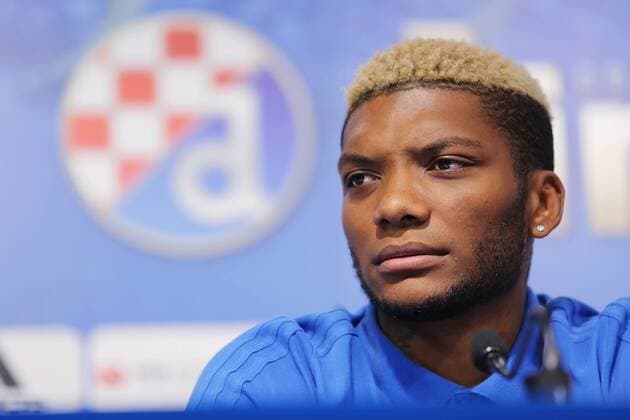 Dinamo Zagreb s press conference PK Pressekonferenz 16.08.2017., Zagreb, Croatia - Dinamo Zagreb s Junior Fernandes during a press conference day before UEFA Europa League s play-off round against Skenderbeu.  TomislavxMiletic PIXSELL