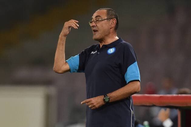 Maurizio Sarri Napoli Napoli 16-08-2017 Stadio San Paolo Napoli - Nice Uefa Champions League 2017 2018 Play Off Foto Andrea Staccioli Insidefoto andreaxstaccioli