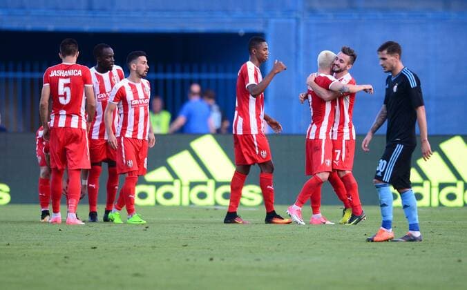 The first match of the playoffs to enter the UEFA Europa League, GNK Dinamo - KF Skenderbeu 17.08.2017., Croatia, Maksimir Stadium, Zagreb - The first match of the playoffs to enter the UEFA Europa League, GNK Dinamo - KF Skenderbeu.  MarkoxPrpic PIXSELL