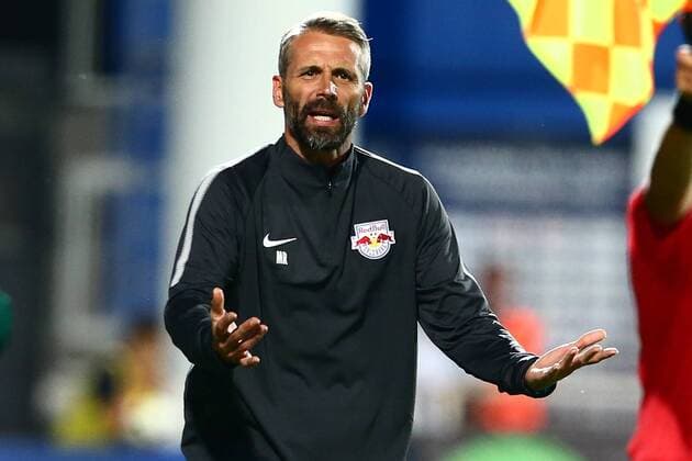 SOCCER - EL quali, Viitorul vs RBS CONSTANTA,ROMANIA,17.AUG.17 - SOCCER - UEFA Europa League qualification, Viitorul Constanta vs Red Bull Salzburg. Image shows head coach Marco Rose (RBS). GEPAxpictures xFelixxRoittner