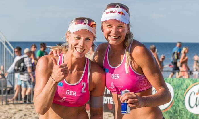 2017 CEV Beach volleyball Beachvolleyball European Championship EM Europameisterschaft Final am 17.08.2017 Karla BORGER, Margareta KOZUCH (GER); 2017 CEV Beach Volleyball European Championship Final am 17.08.2017, Jurmala (Lettland). xPWx
