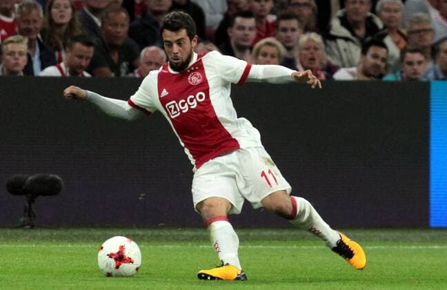 17.08.2017 Amsterdam(Netherlands) Ajax-Rosenborg BK Europa League play off men s football Amin Younes FC Ajax : 