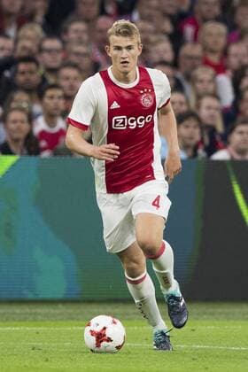 AMSTERDAM , Ajax - Rosenborg BK , 17-08-2017 , Stadion Arena , play-offs UEFA Europa League , 0-1 , Ajax speler Matthijs de Ligt Ajax - Rosenborg  x1673971x