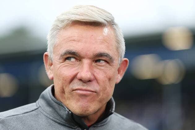 18.08.2017, xtvx, Fussball 2.Bundesliga, SV Darmstadt 98 - FC St. Pauli, emspor, emonline, v.l. Trainer Olaf Janssen (FC St. Pauli) Portrait Darmstadt