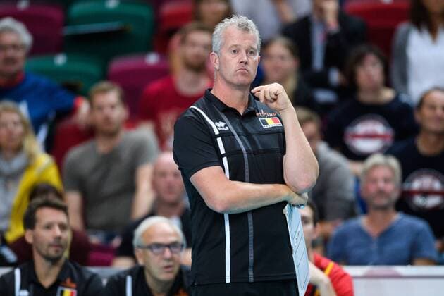 19.08.2017, ÖVB Arena, Bremen Volleyball, Länderspiel Laenderspiel, Deutschland vs. Belgien Vital Heynen (Trainer Coach BEL)