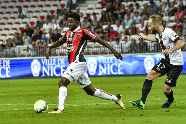 Adrien Tameze (OGC Nice) FOOTBALL : OGC Nice vs Guingamp - Ligue 1 - Nice - 19 08 2017 NorbertScanella Panoramic 